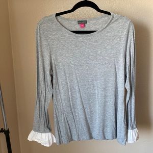 Vince Camuto gray Long sleeve shirt